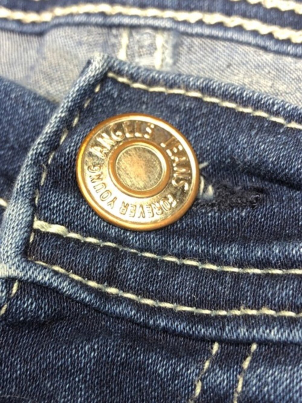 ANGELS FOREVER CONVERTIBLE HIGH-RISE SKINNY ANKLE JEANS SZ16 L27 ⭐️ - Picture 14 of 14